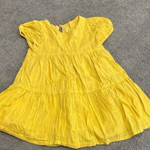 Sunny Yellow Kids Dress